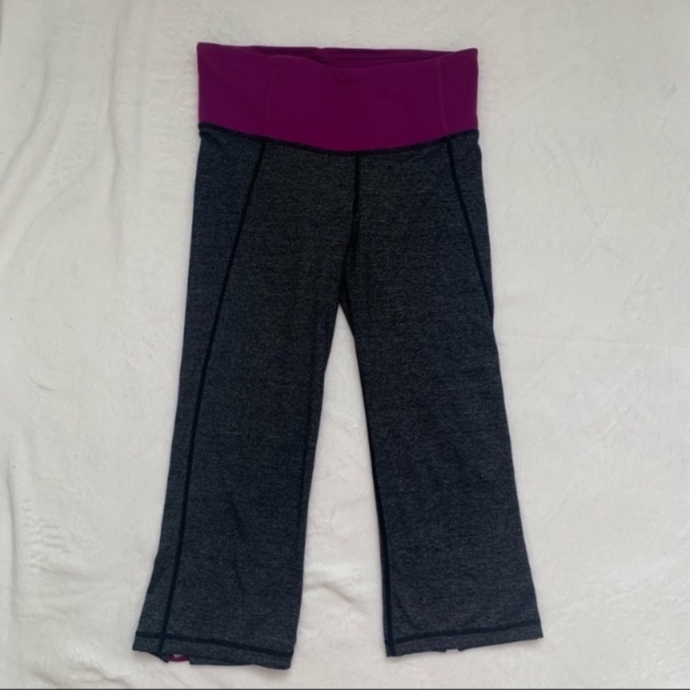 Lululemon Grey Crop Leggings